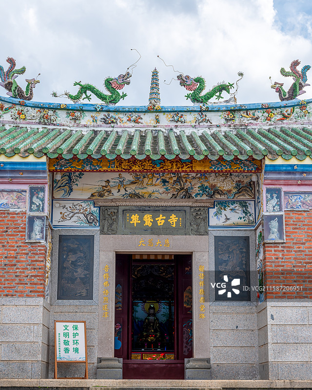 博罗县观音阁镇，天后宫、埠鹅古寺、三界庙及东江旁边 东江风景图片素材