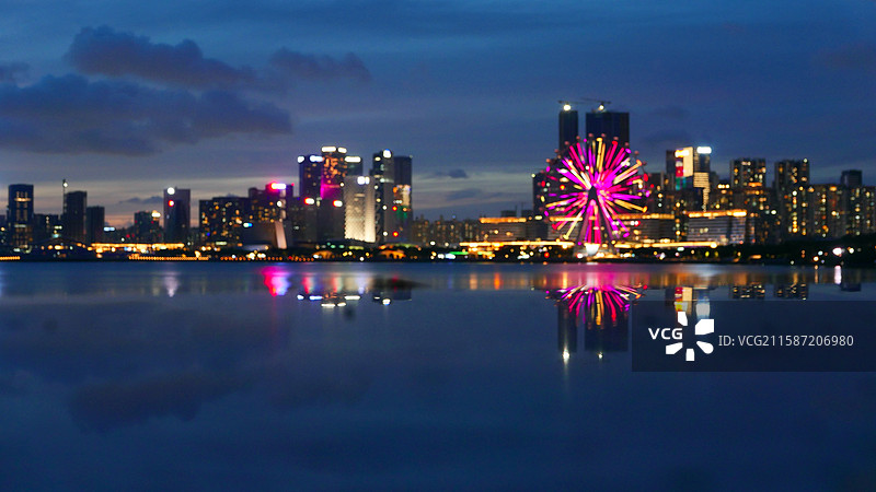 深圳欢乐海岸摩天轮图片素材