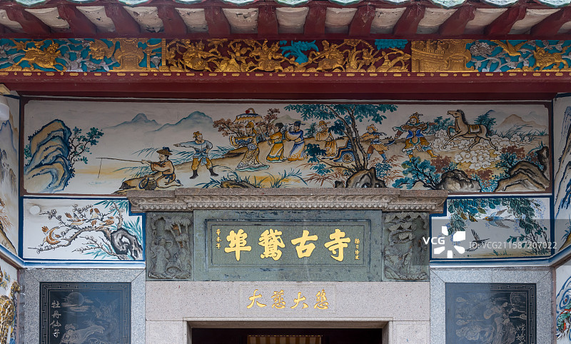 博罗县观音阁镇，天后宫、埠鹅古寺、三界庙及东江旁边 东江风景图片素材