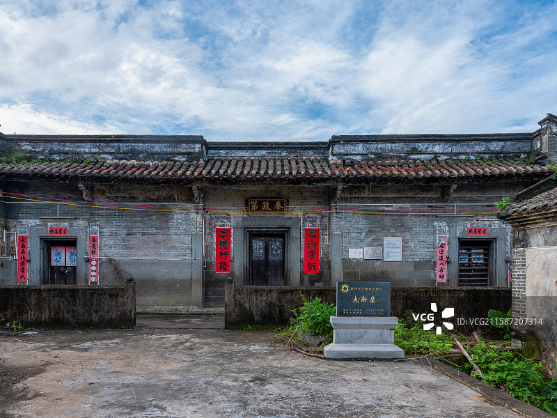 惠东县多祝镇，蔡屋围，平西古道图片素材