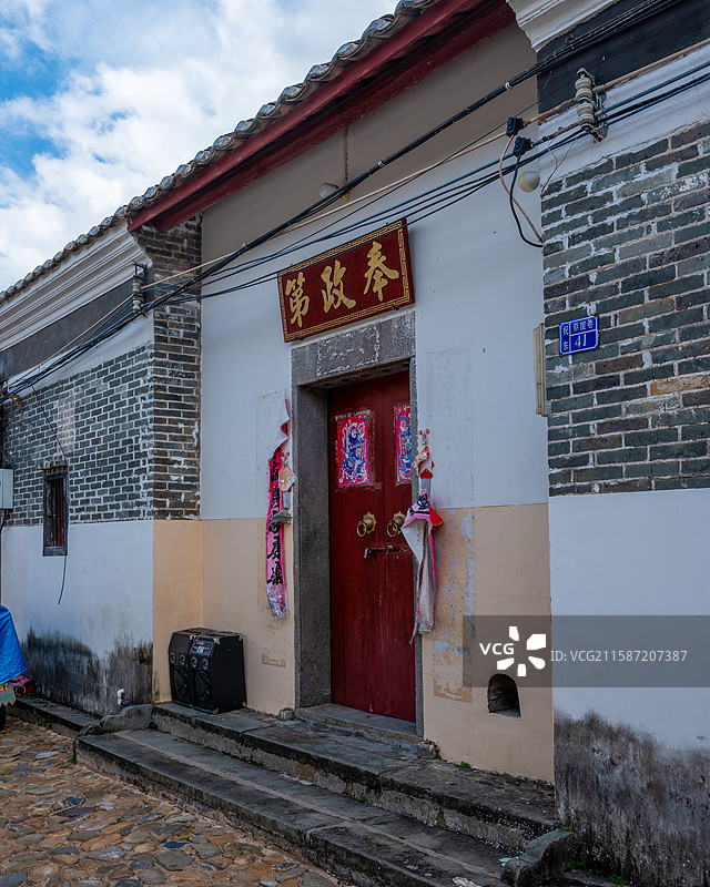 惠东县多祝镇，蔡屋围，平西古道图片素材