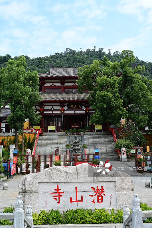 咸宁潜山国家森林公园，潜山寺图片素材
