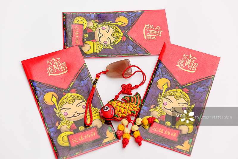 财神到拜年红包财运过年春节红包图片素材