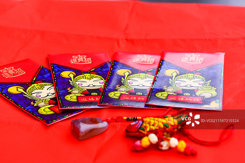 财神到拜年红包财运过年春节红包图片素材