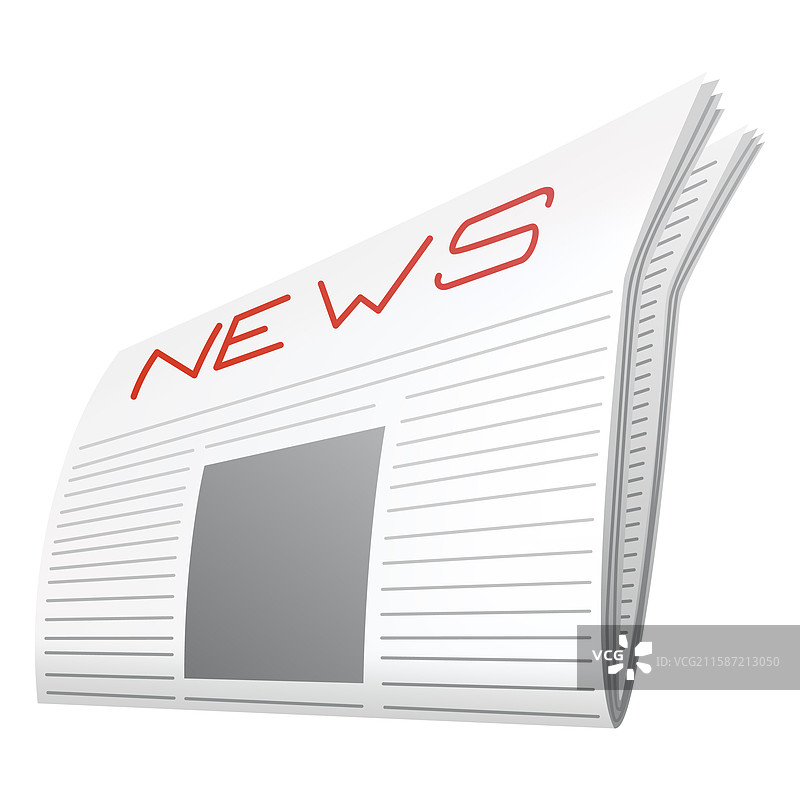 折叠的报纸现代新闻出版物图片素材