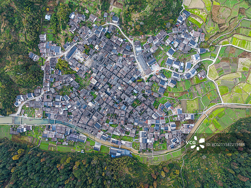 婺源理坑村图片素材