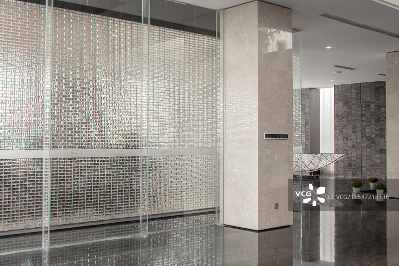 大堂隔断与材质细节图片素材