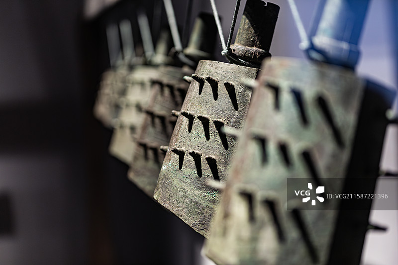 上海博物馆藏山西曲沃县北赵村8号墓出土西周厉王晋侯苏钟图片素材