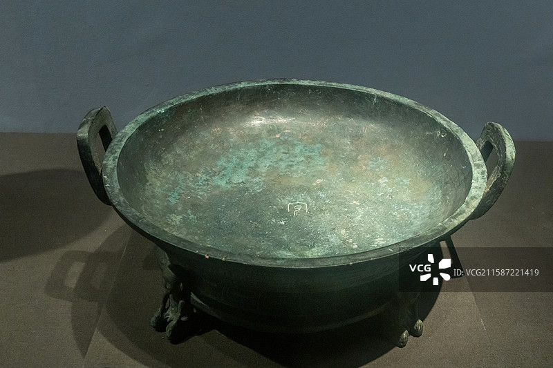 陕西历史博物馆它盘西周时期宝鸡市扶风县齐家村出土图片素材