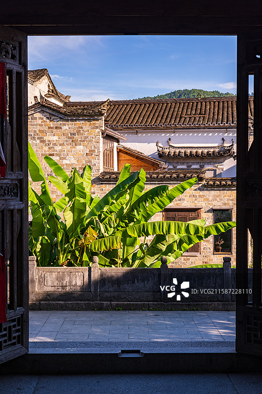查济古村泾县家风家训馆图片素材