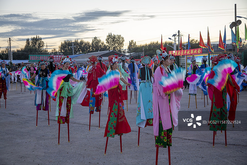 建平小房身社火图片素材