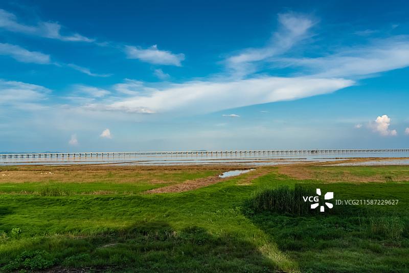 石臼湖自然风光图片素材