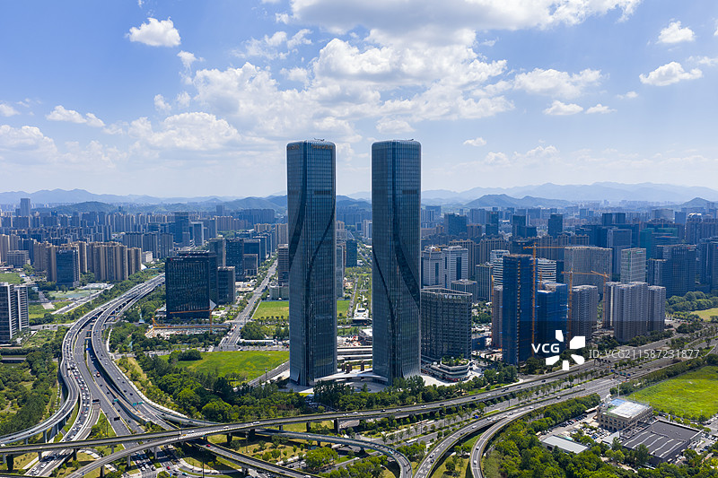 杭州 城市地标 智慧之门图片素材