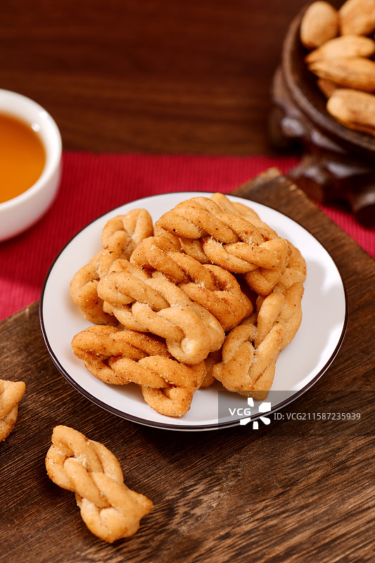 零食小麻花图片素材