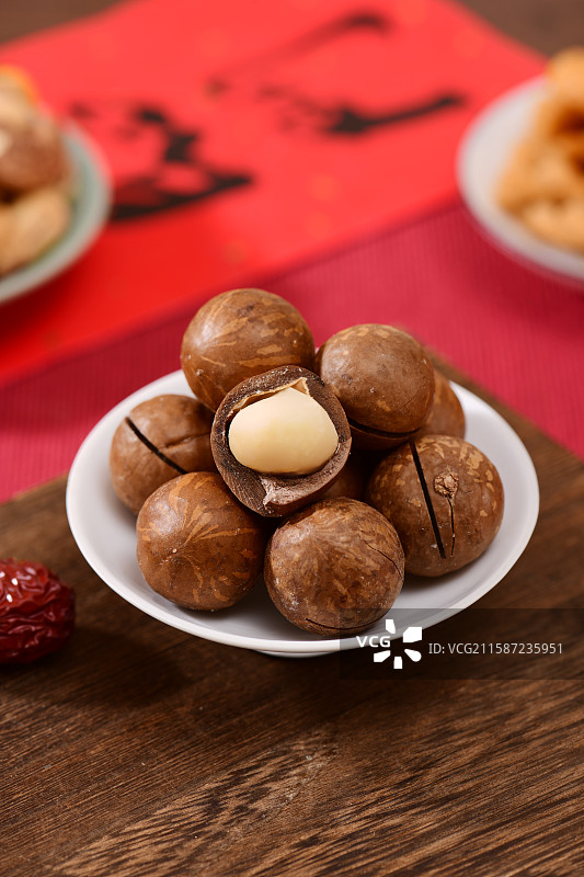 夏威夷果图片素材