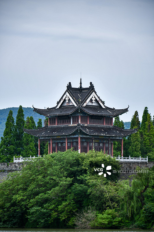 仲宣楼 襄阳古城墙图片素材