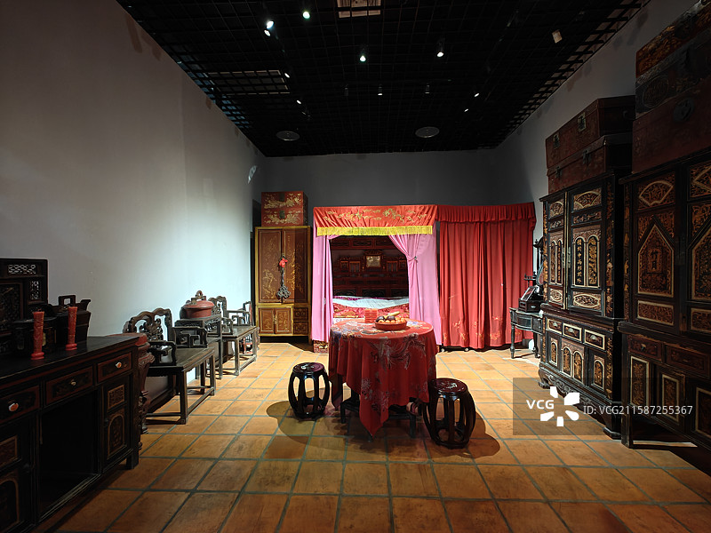 厦门市博物馆-闽南民俗展厅图片素材
