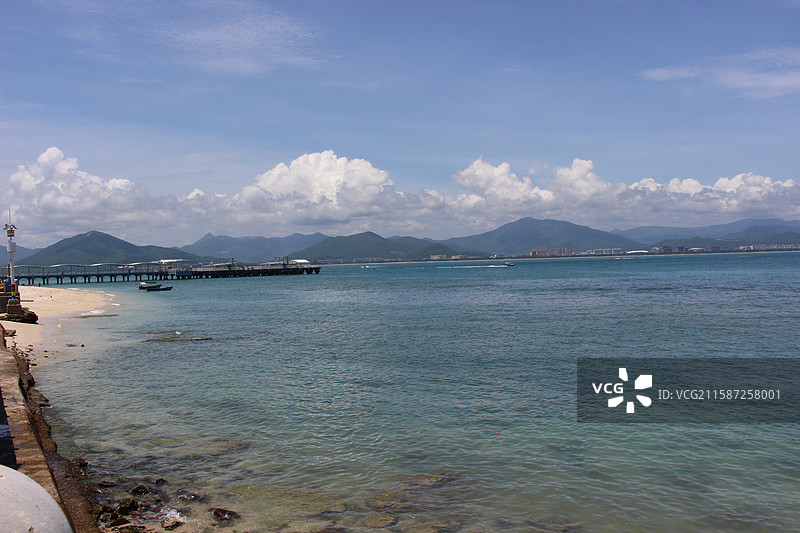 海南三亚西岛西玳瑁岛图片素材