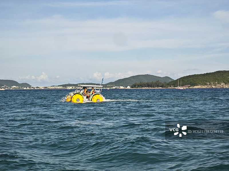 海南三亚西岛西玳瑁岛图片素材