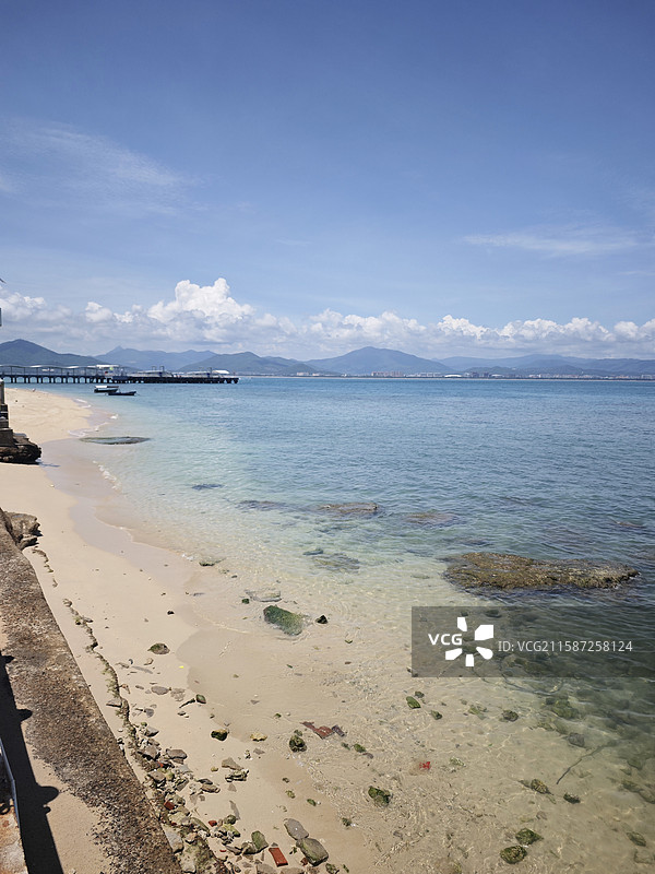 海南三亚西岛西玳瑁岛图片素材