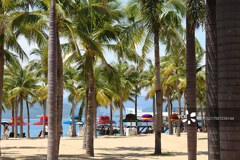 海南三亚西岛西玳瑁岛图片素材