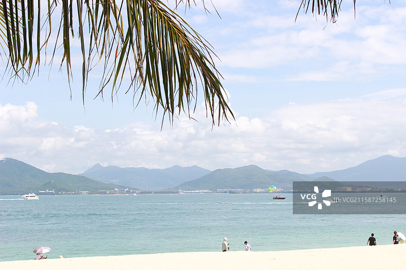 海南三亚西岛西玳瑁岛图片素材