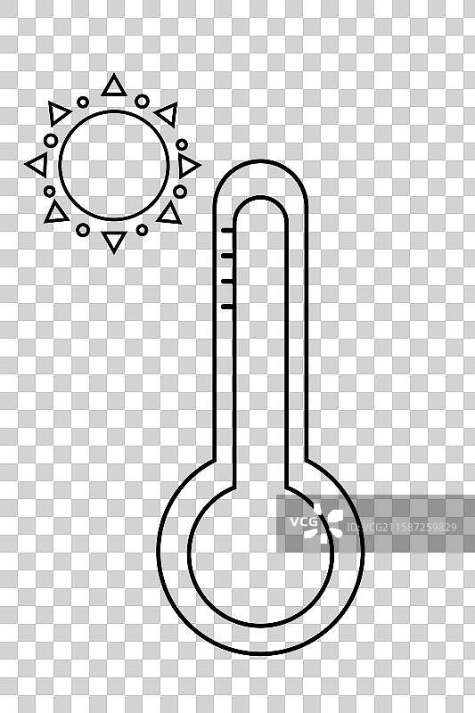 温度计矢量图片素材