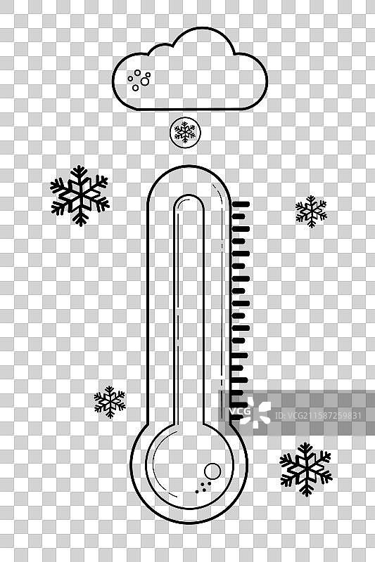温度计矢量图片素材