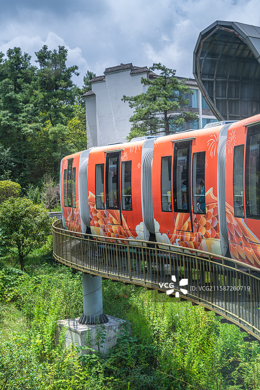 六盘水 野玉海国家级旅游度假区 观光小火车 贵州图片素材