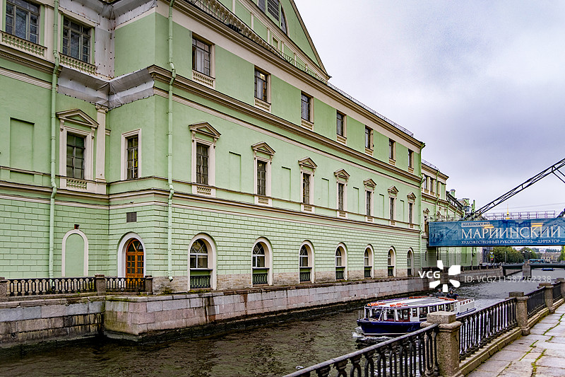 俄罗斯圣彼得堡马林斯基剧院图片素材