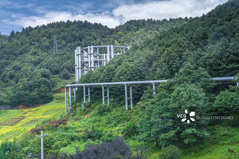 六盘水 野玉海国家级旅游度假区 观光小火车 贵州图片素材