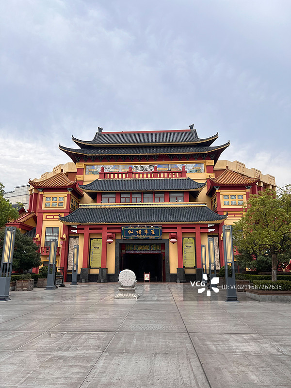 宁波杭州湾新区方特东方神画景区风光图片素材