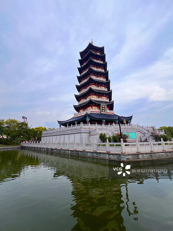 宁波杭州湾新区方特东方神画景区风光图片素材