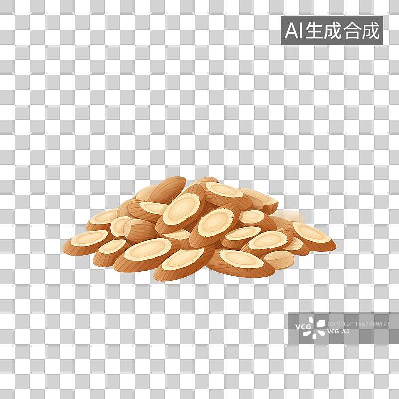 【AI数字艺术】国风手绘插画，甘草，甘草切片，中药，中医，免抠元素图片素材