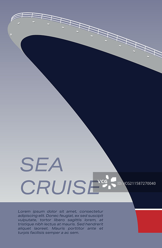 海洋邮轮广告海报图片素材