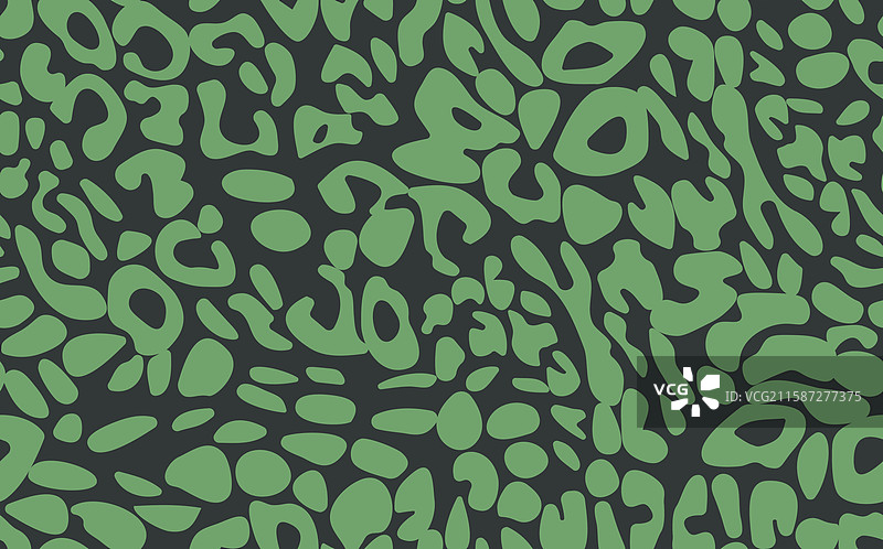 抽象现代豹子无缝图案动物图片素材