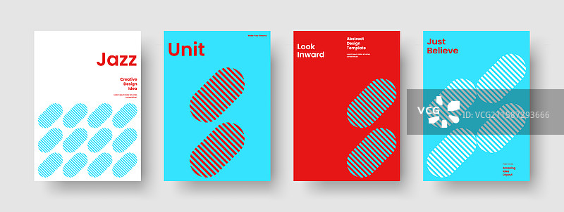 几何商业抽象横幅模板图片素材