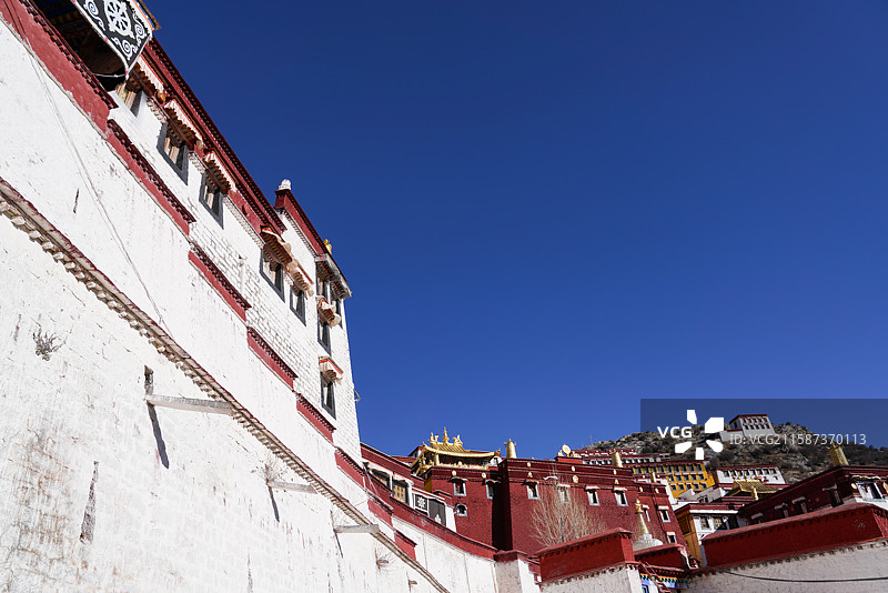 西藏 拉萨 甘丹寺 格鲁派 宗喀巴图片素材
