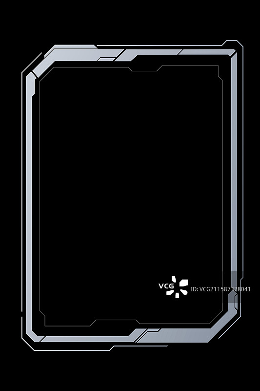 未来智能科技边框矢量图图片素材
