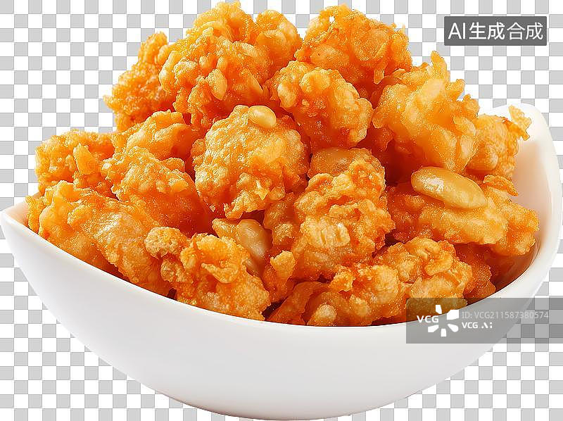 【AI数字艺术】鸡米花图片素材