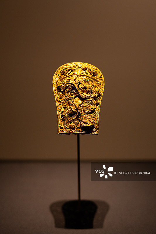 “盧金”印记金钣-安徽楚文化博物馆-寿县博物馆新馆图片素材