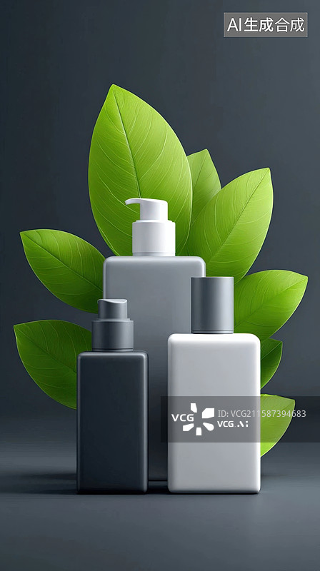 【AI数字艺术】可持续美丽包装设计图片素材