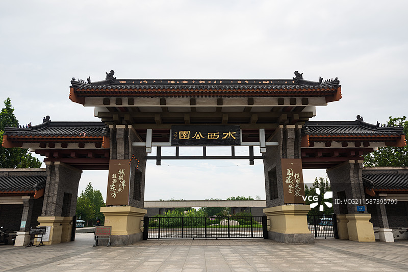 天津水西公园图片素材