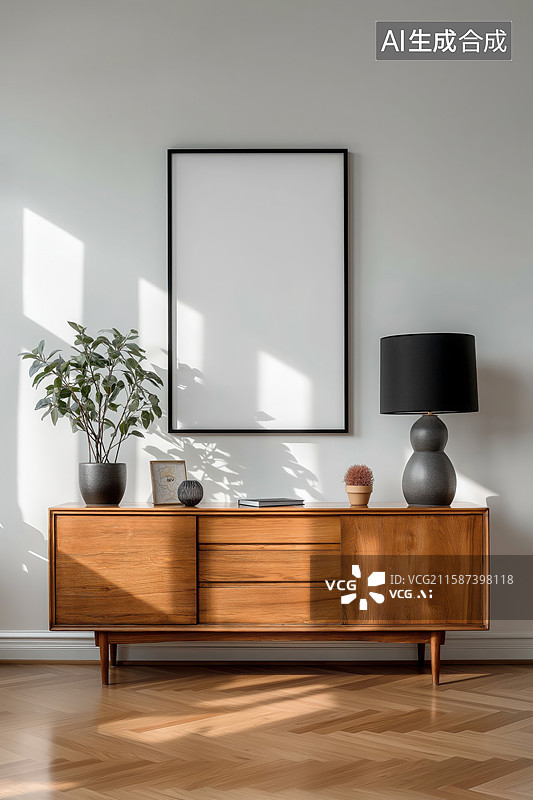【AI数字艺术】原木家具效果图图片素材