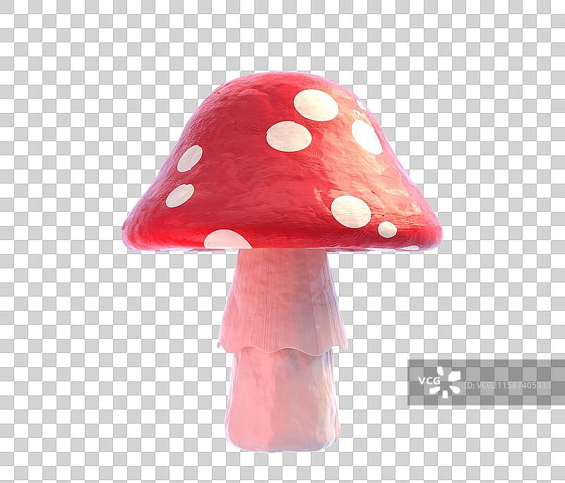 3D渲染秋季蘑菇丰收粘土风插画素材图片素材