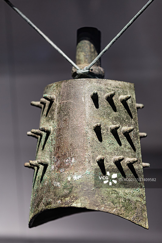 上海博物馆藏山西曲沃县北赵村8号墓出土西周厉王晋侯苏钟图片素材
