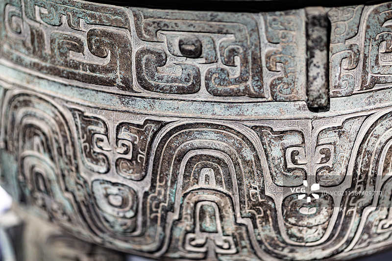 上海博物馆藏陕西扶风县法门镇任村出土西周大克鼎图片素材