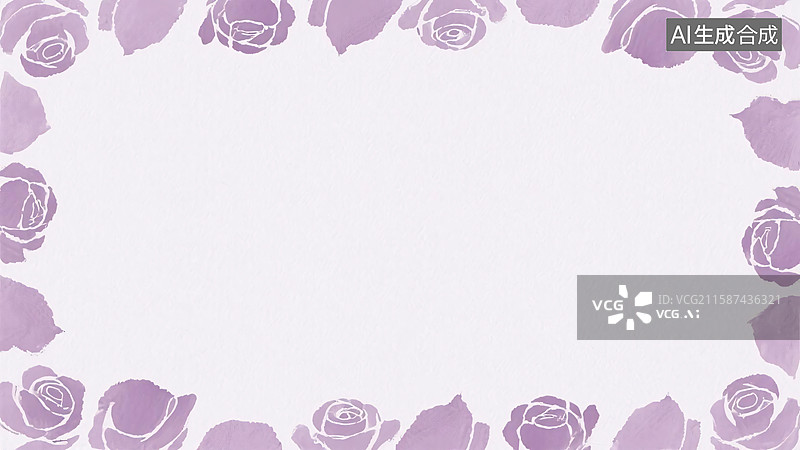 【AI数字艺术】水墨画植物花卉背景-常规图片素材