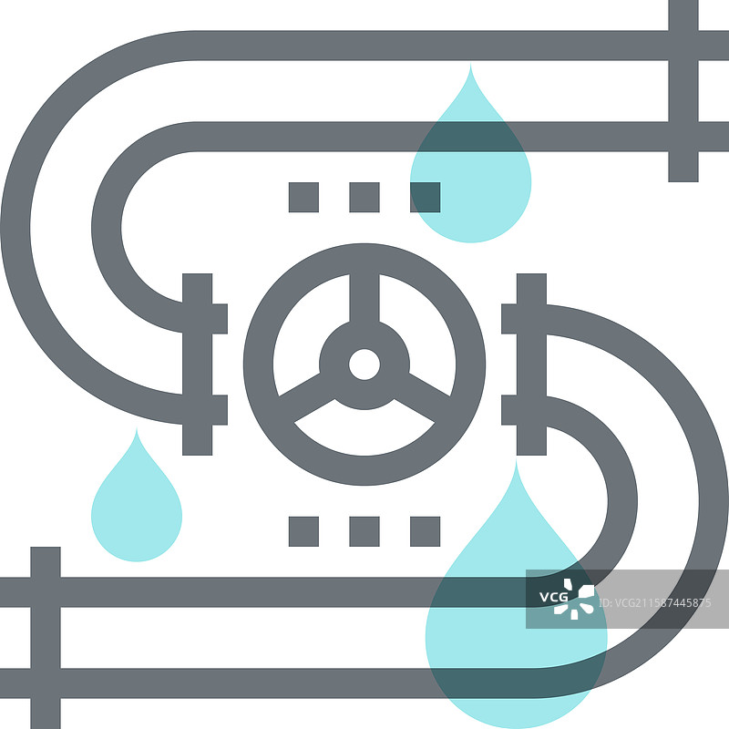 燃料管道平面线条网页图标概念图片素材