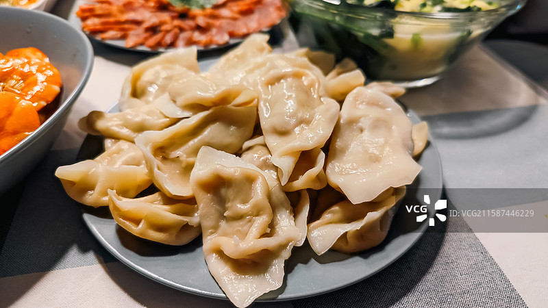 饺子、水饺、手工水饺、东北水饺、现包图片素材